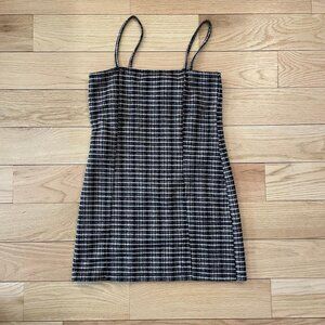 Petite Plaid Mini Dress